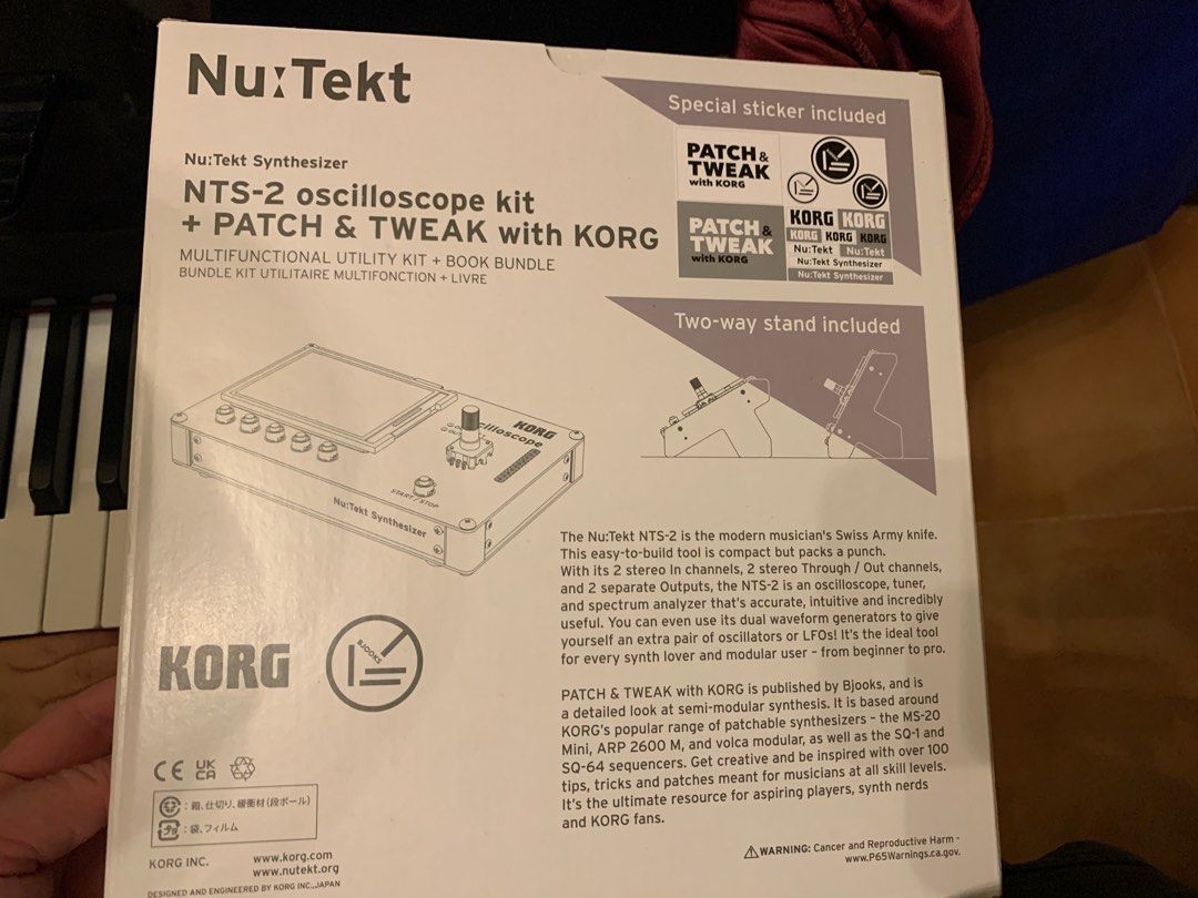 Korg NTS-2 oscilloscope kit + PATCH & TWEAK, 興趣及遊戲, 音樂