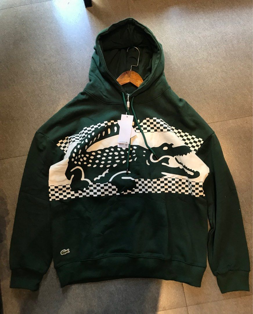 Lacoste leopard hoodie cheap