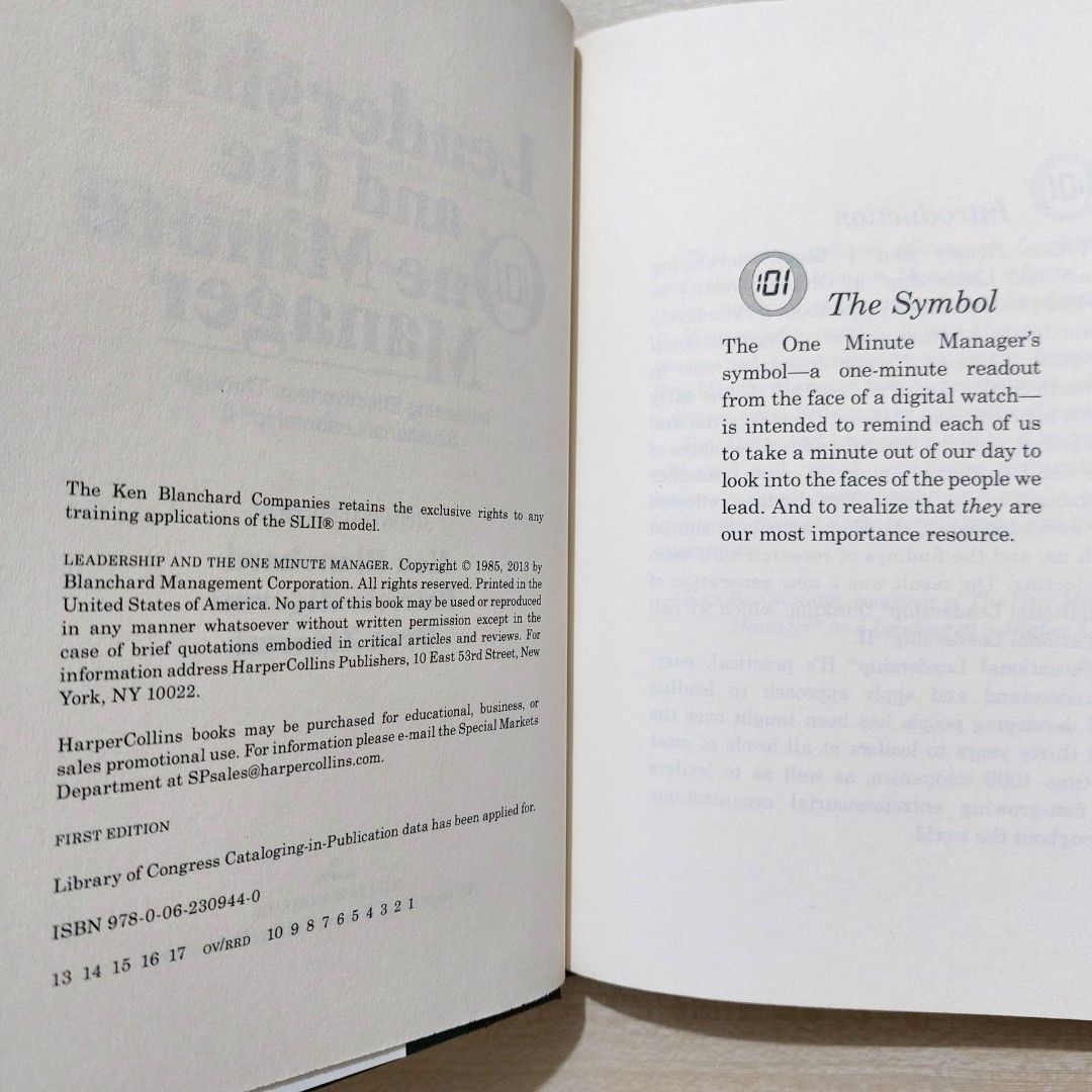 Leadership and the one minute manager by ken blanchard patricia zigarmi