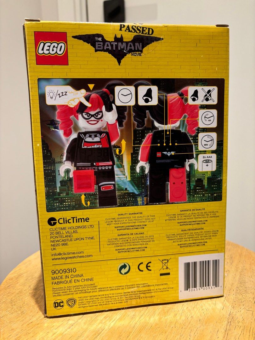 Lego harley quinn clock online