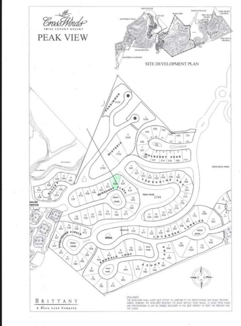 Lot in Crosswinds Tagaytay Peak View Luxury Swiss Resort For Sale