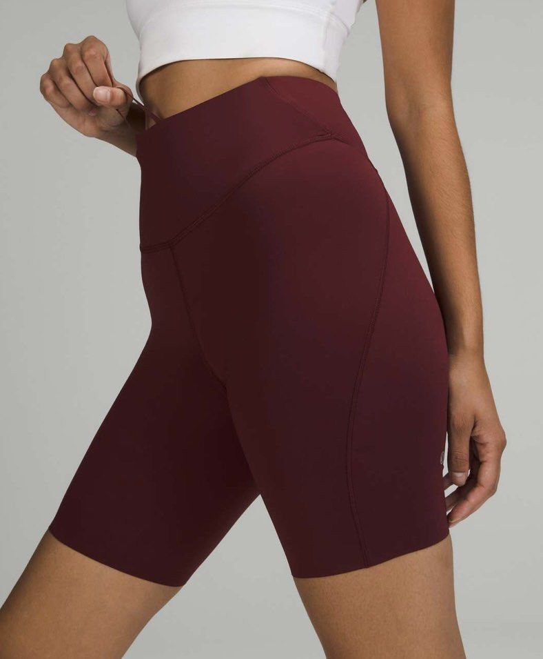 Lululemon Base Pace High-Rise Short 8 Red Merlot Size 6, Women's Fashion,  Activewear on Carousell