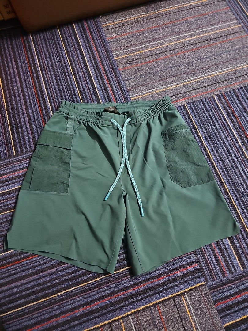 Lululemon olive green shorts clearance