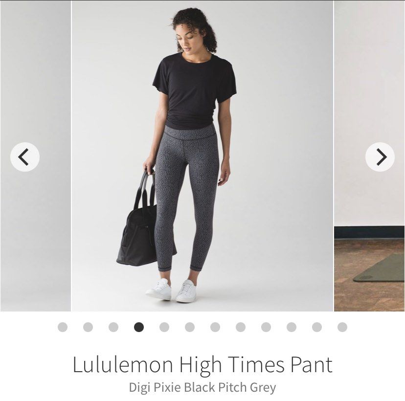 Lululemon High times pant, Women's Fashion, Activewear on Carousell