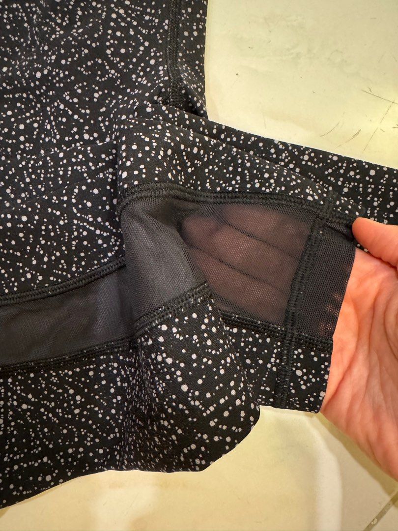 Lululemon polka dot mesh leggings outlet