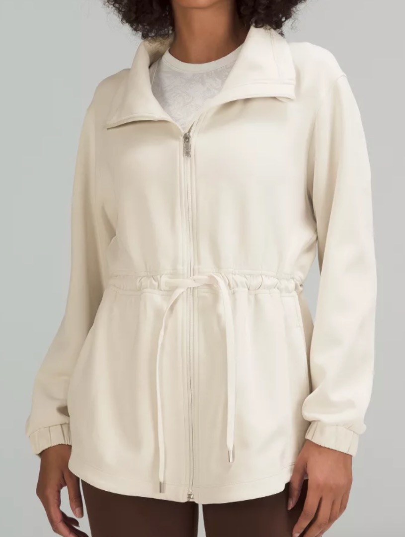 Cinch zip up jacket sale
