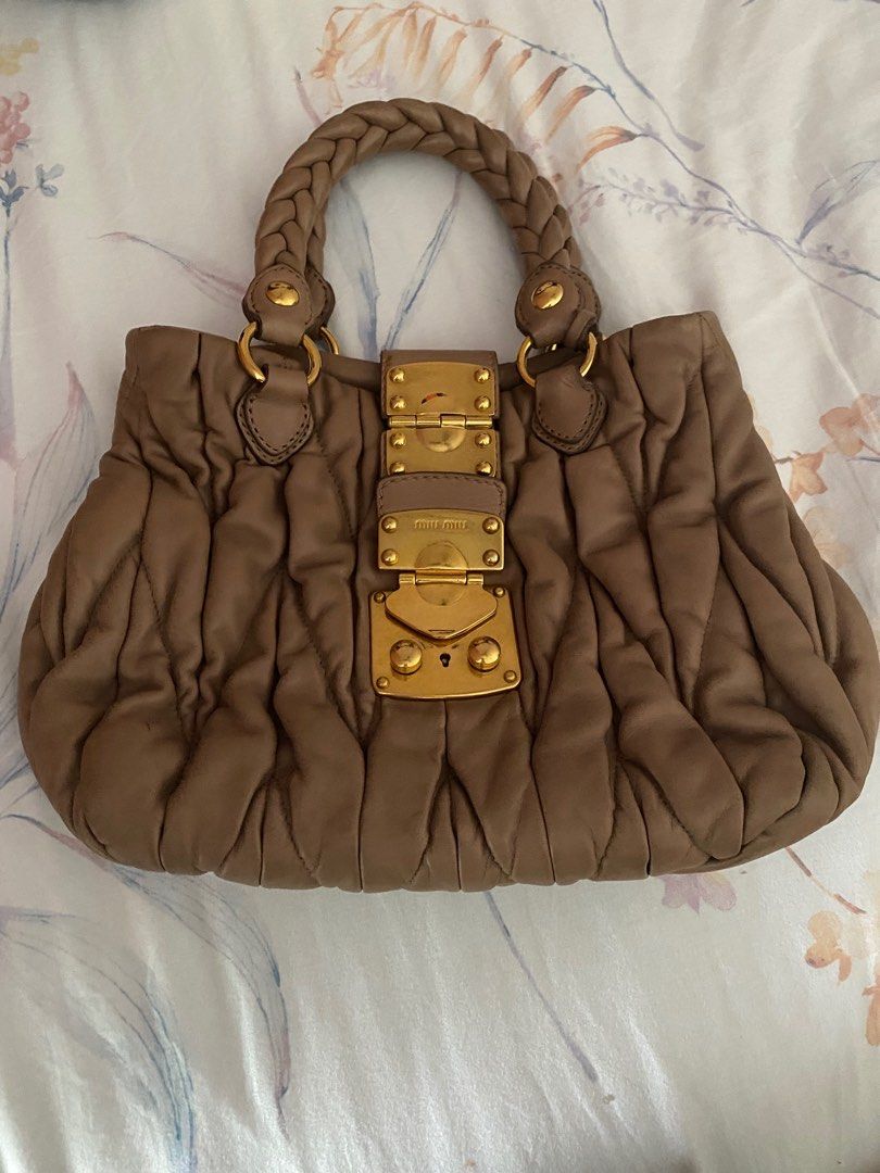 Matelasse miu online miu bag