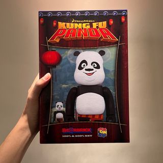 全新BEARBRICK Kung Fu Panda 100％ & 400％, 興趣及遊戲, 玩具& 遊戲 