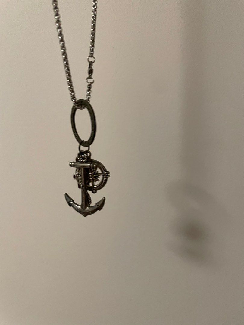 Men s anchor pendant Men s Fashion Watches Accessories
