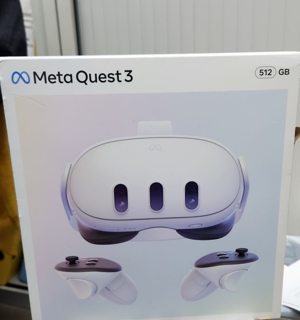 Meta Quest 3 / 512GB, 電子遊戲, 遊戲機配件, VR 虛擬實境- Carousell
