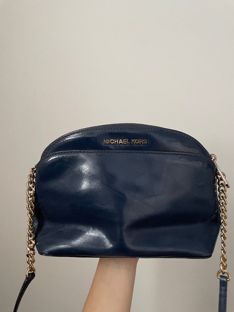 Michael Kors Patent Leather Crossbody Women's Fashion, Bags