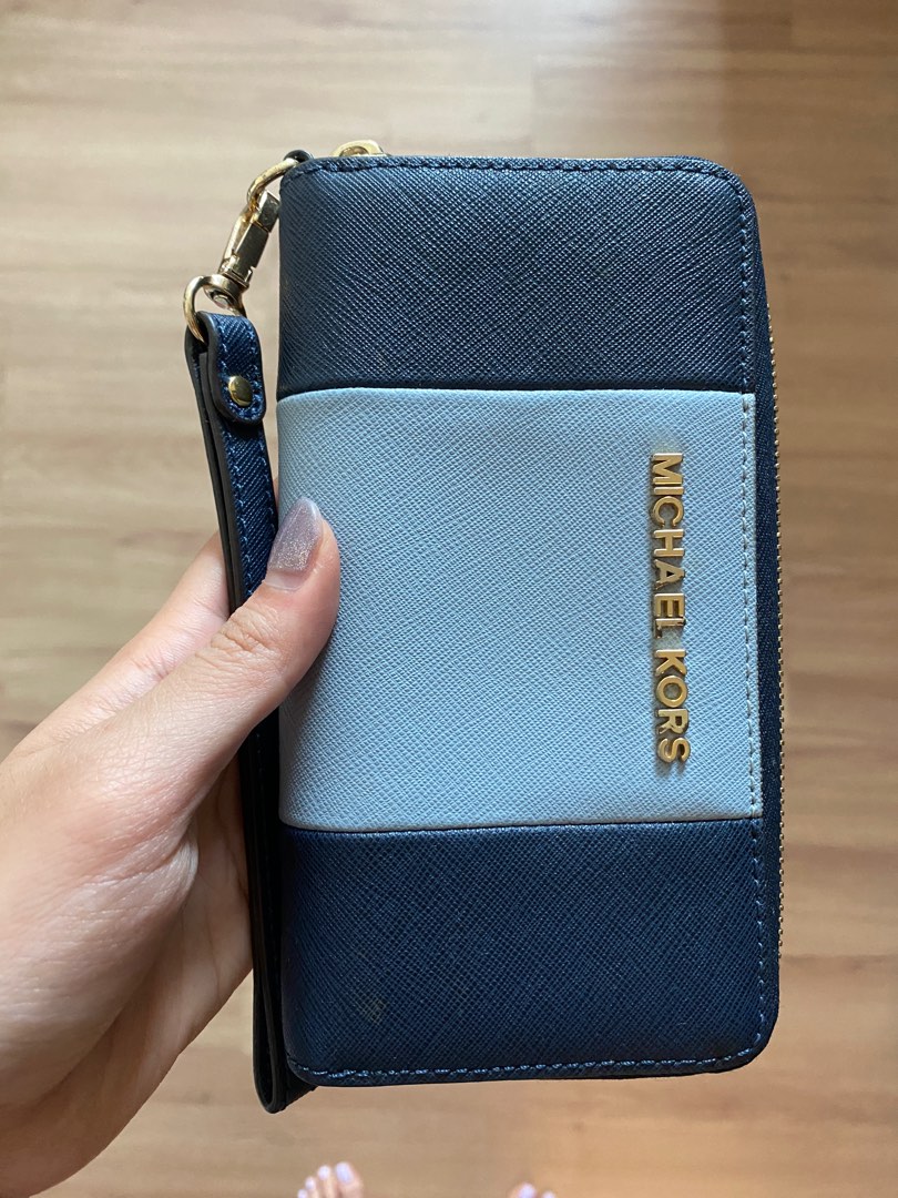 Michael kors hot sale teal wallet