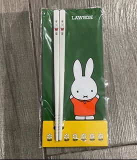 Miffy Dick Bruna Lawson White Chopsticks with Backstamp 6.75” inches - P250.00