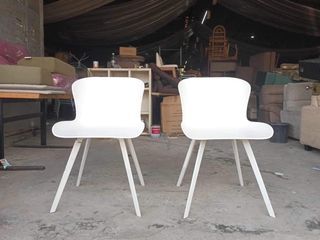 Modern white outdoor chair