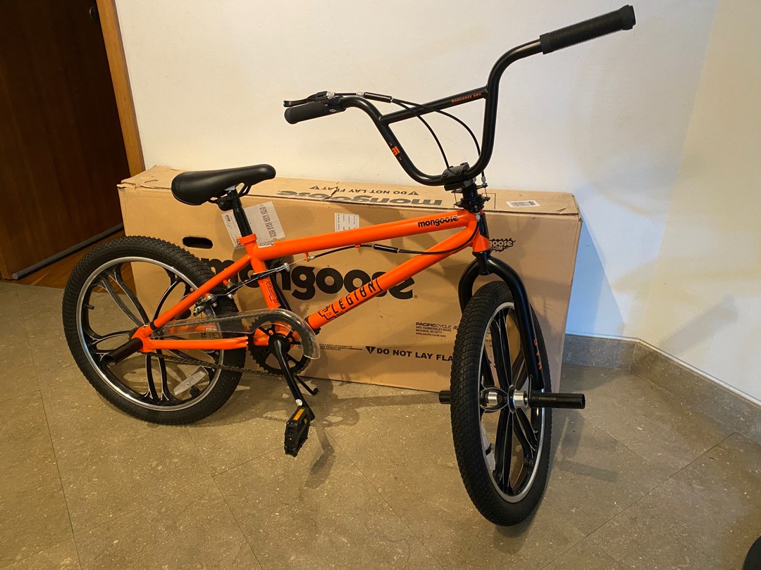 Orange sale mongoose bmx