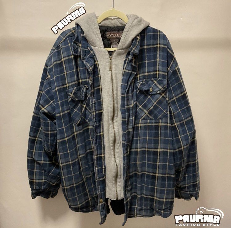 Moose creek hooded flannel jacket 2025