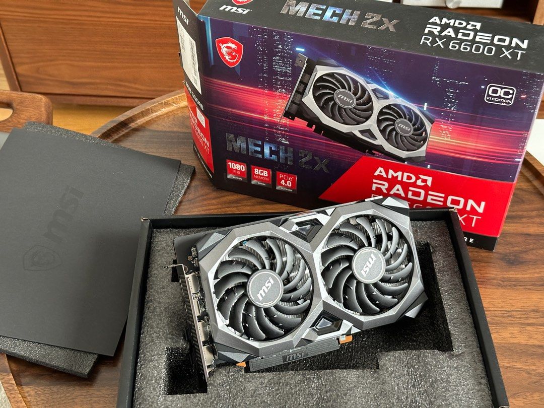 MSI Mech 2x AMD Radeon RX6600XT GPU