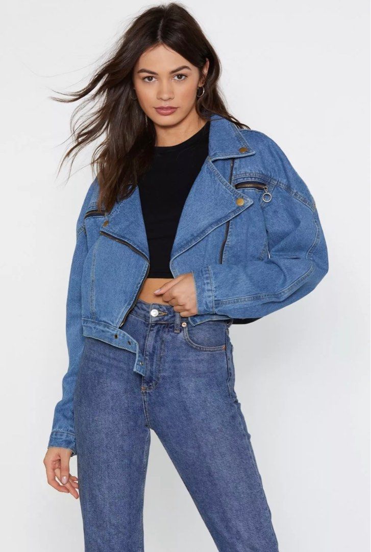Nasty gal jean jacket on sale