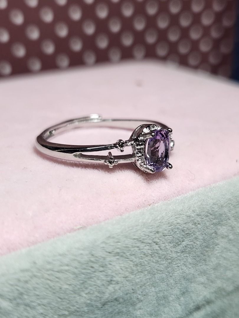Purple hotsell amethyst ring