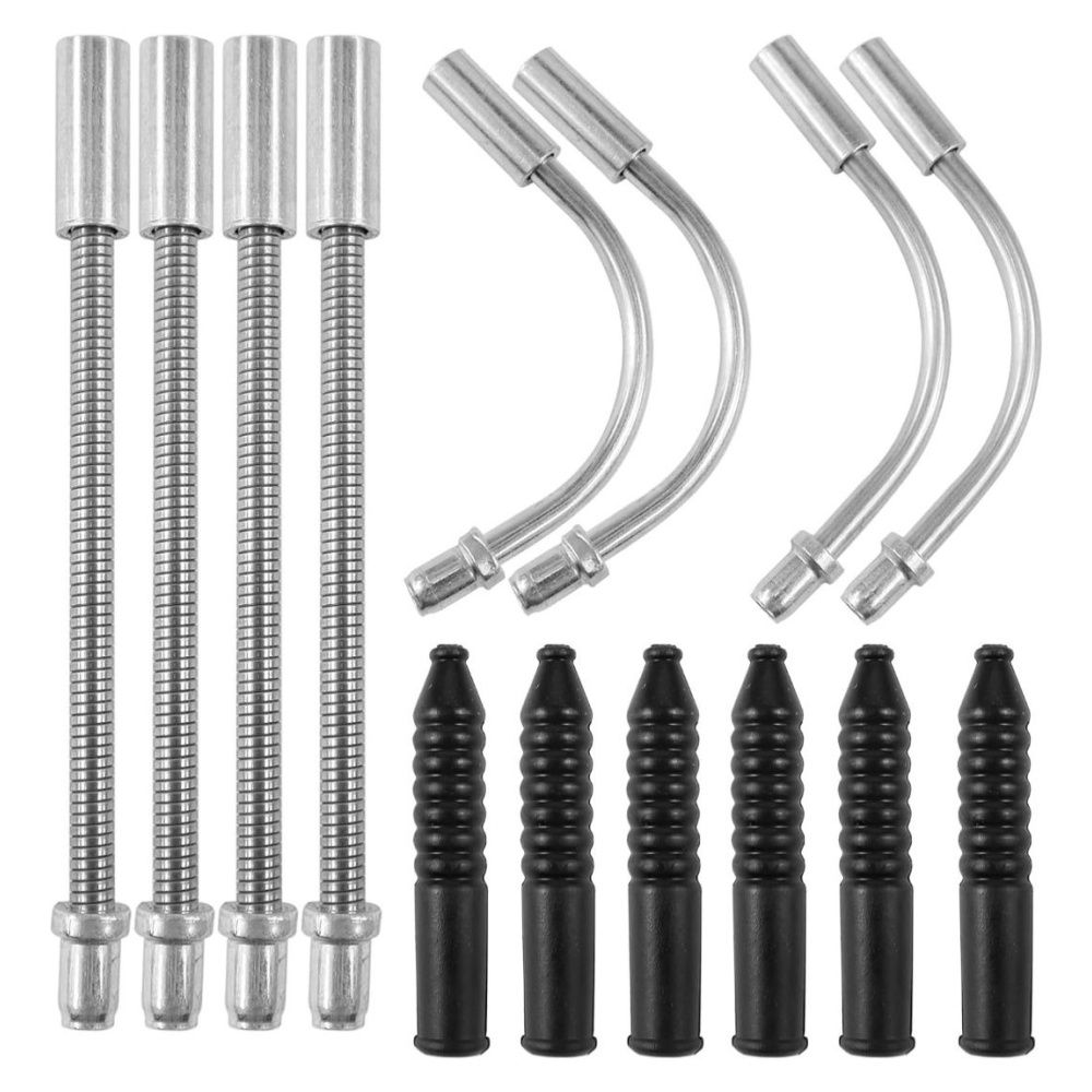 NEPIVDOS Bike V Brake Noodle Cable Guide Pipe Rubber Boot Flexible