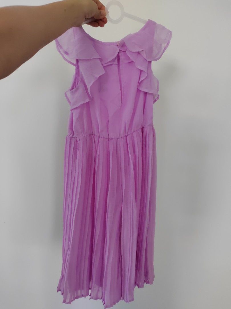 NEXT girls soft purple ruffle dress Babies Kids Babies Kids