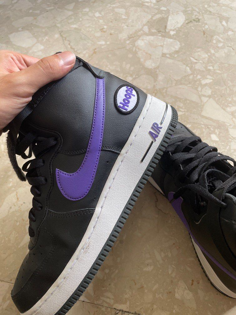 Air force 1 black purple hotsell