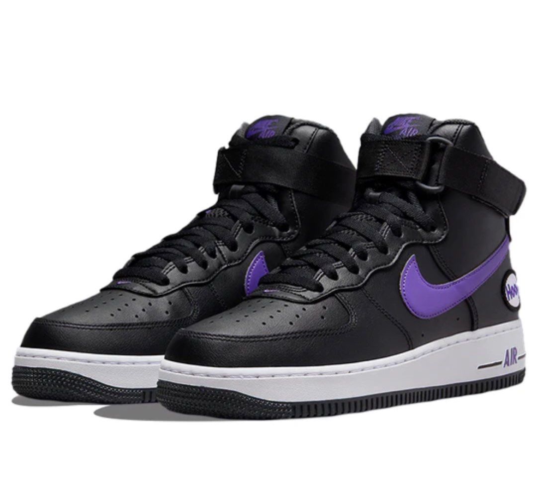 Air force clearance 1 black purple
