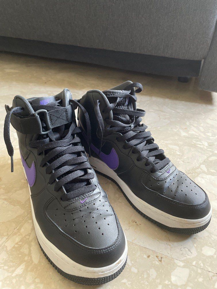 Purple and black af1 top