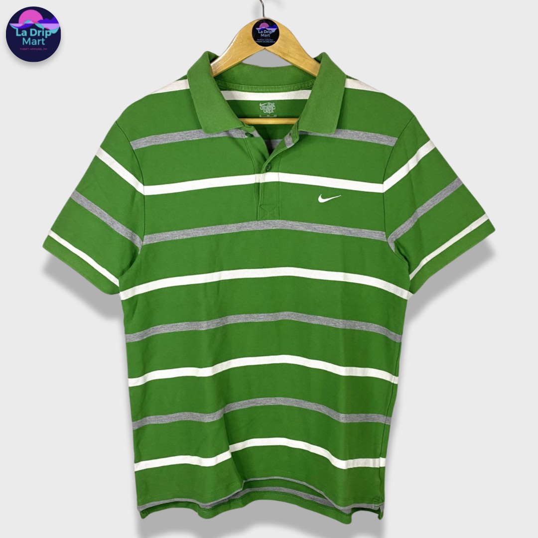 Nike The Athletic Dept Short Sleeve Polo Shirt Mens M Green