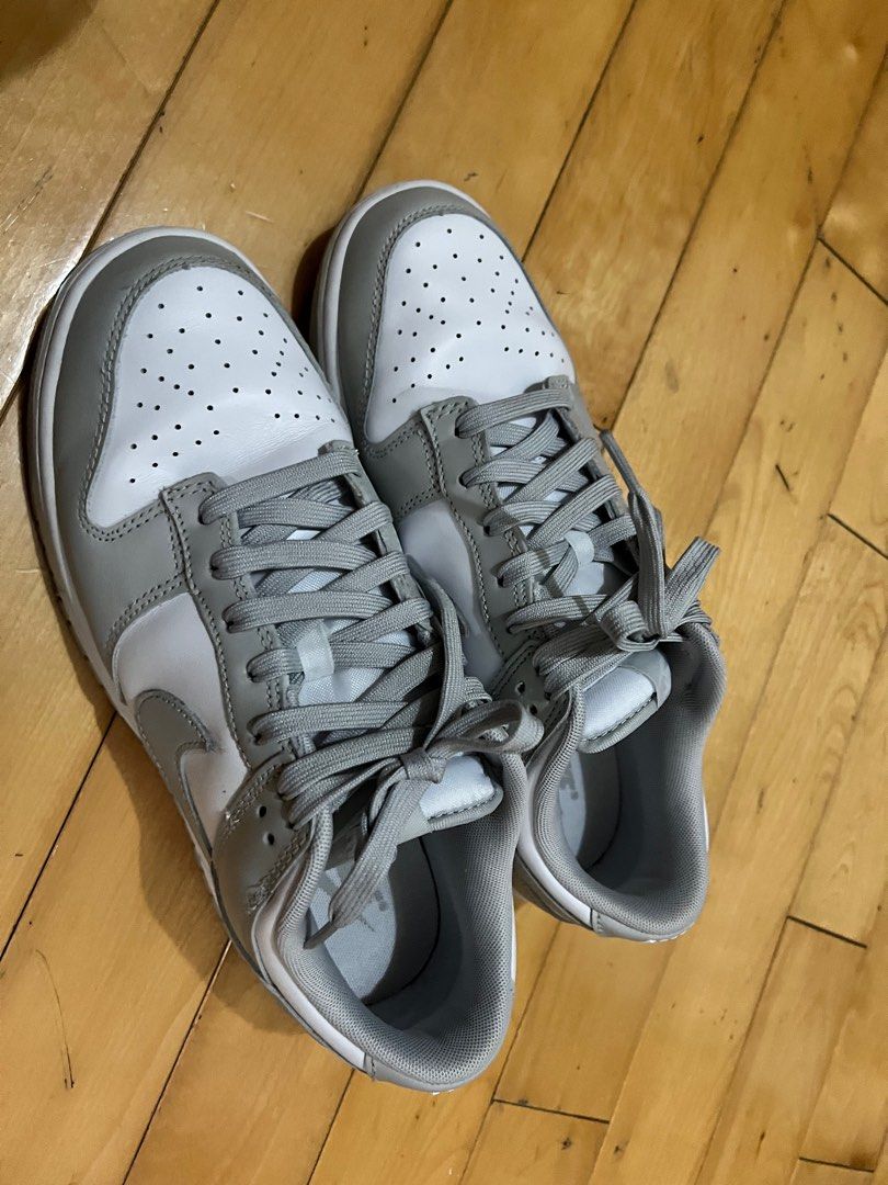Nike dunk low grey fog 白灰二手27.5cm, 他的時尚, 鞋, 運動鞋在旋轉拍賣