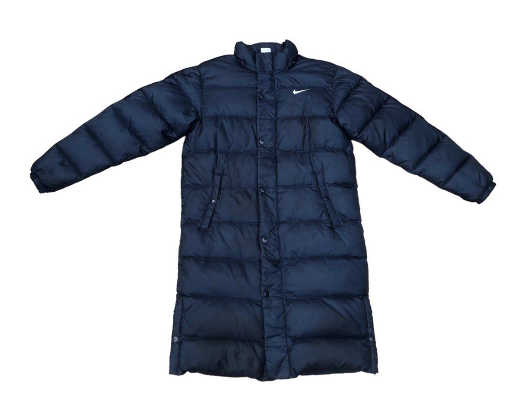 NIKE Sportswear Puffer Down Long Jacket Parka Rain Coat S Men s Fashion Coats Jackets and Outerwear on Carousell