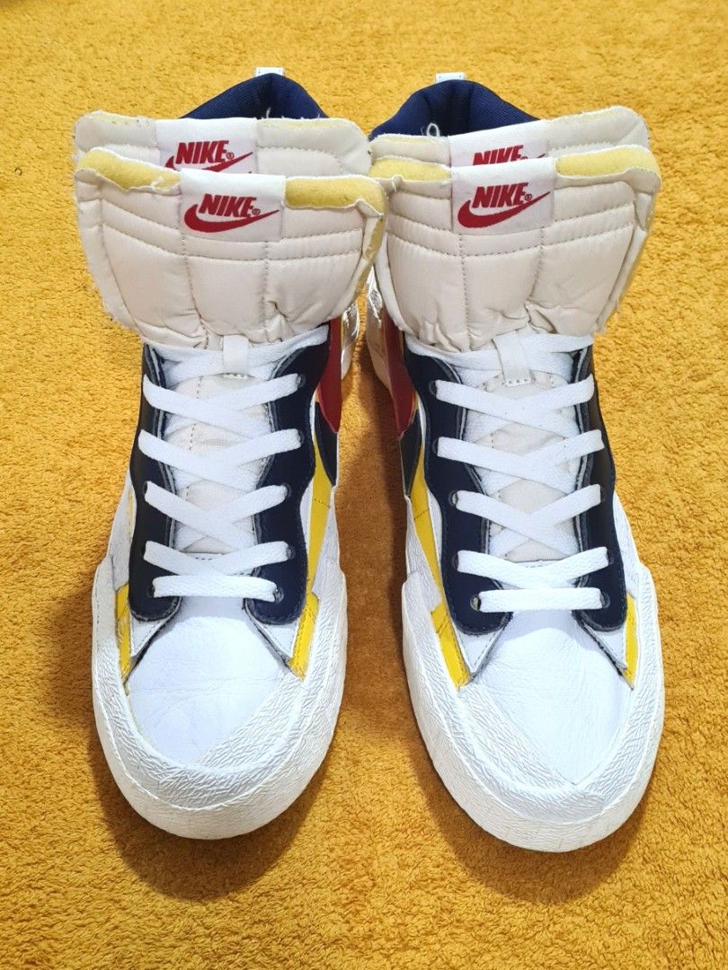 Nike Sacai Blazer Mid Varsity Maize Yellow 9UK 28cm