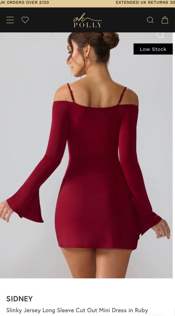 Oh Polly Sidney Red Dress, Women's Fashion, Dresses & Sets, Dresses on  Carousell