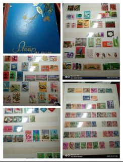 old stamps in album,price s.negotiable