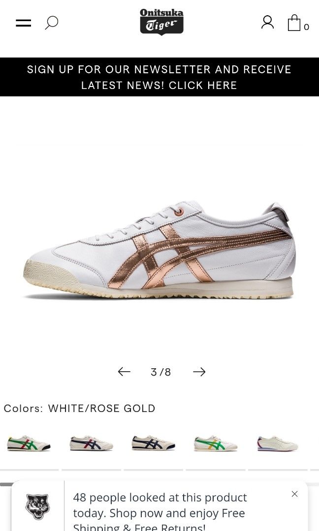 Onitsuka Tiger (Category: Flats) located in Singapore. Submitted by Annnngel (Listing ID 1272817781, Image 3). Description: size 37.5 bought at Japan for sister size not ngam.