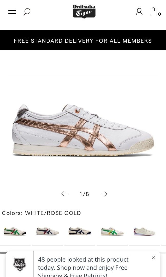 Onitsuka Tiger (Category: Flats) located in Singapore. Submitted by Annnngel (Listing ID 1272817781, Image 2). Description: size 37.5 bought at Japan for sister size not ngam.