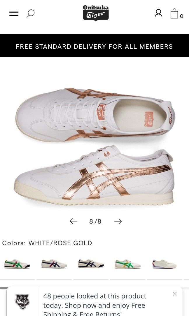 Onitsuka Tiger (Category: Flats) located in Singapore. Submitted by Annnngel (Listing ID 1272817781, Image 1). Description: size 37.5 bought at Japan for sister size not ngam.