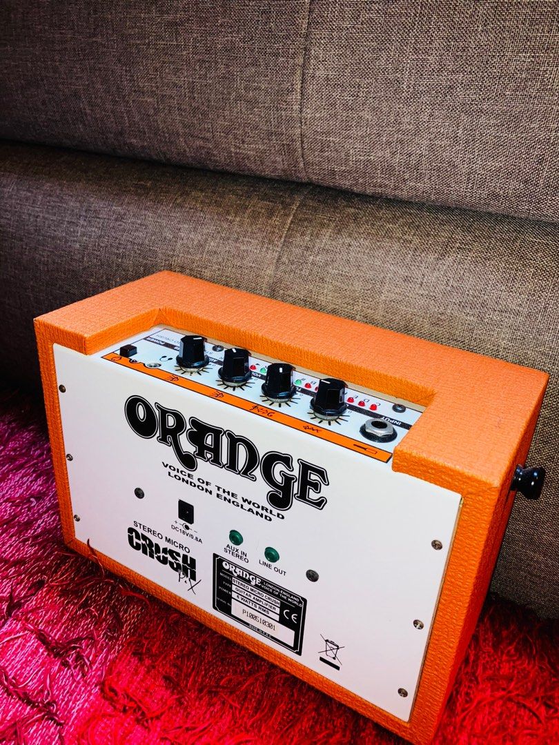 Orange stereo micro crush discount