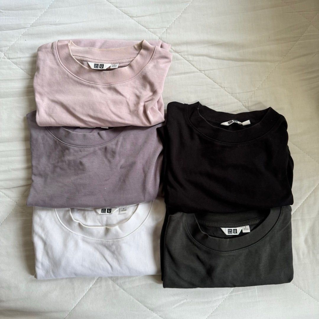 Uniqlo AIRISM Cotton oversized Pink T Shirt, Men's Fashion, Tops & Sets,  Tshirts & Polo Shirts on Carousell