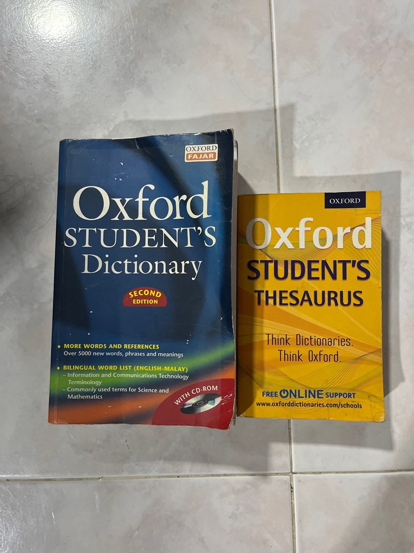 Oxford Dictionary with free thesaurus , Hobbies & Toys, Books