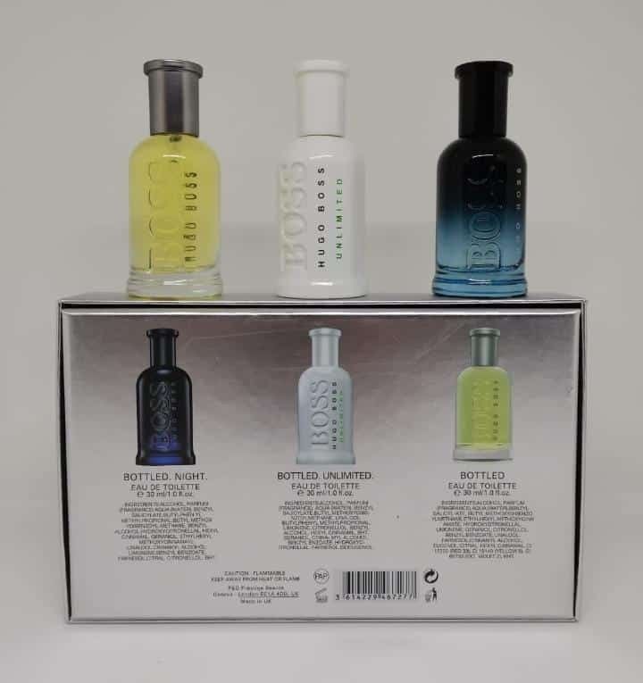 Hugo boss top miniatures set