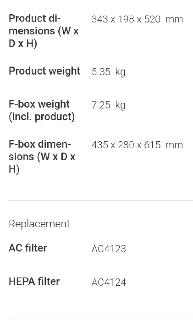 Philips purifier (Category: Air Purifiers & Dehumidifiers) located in Singapore. Submitted by starrylight (Listing ID 1272678310, Image 3). Description: Condition as good as new..