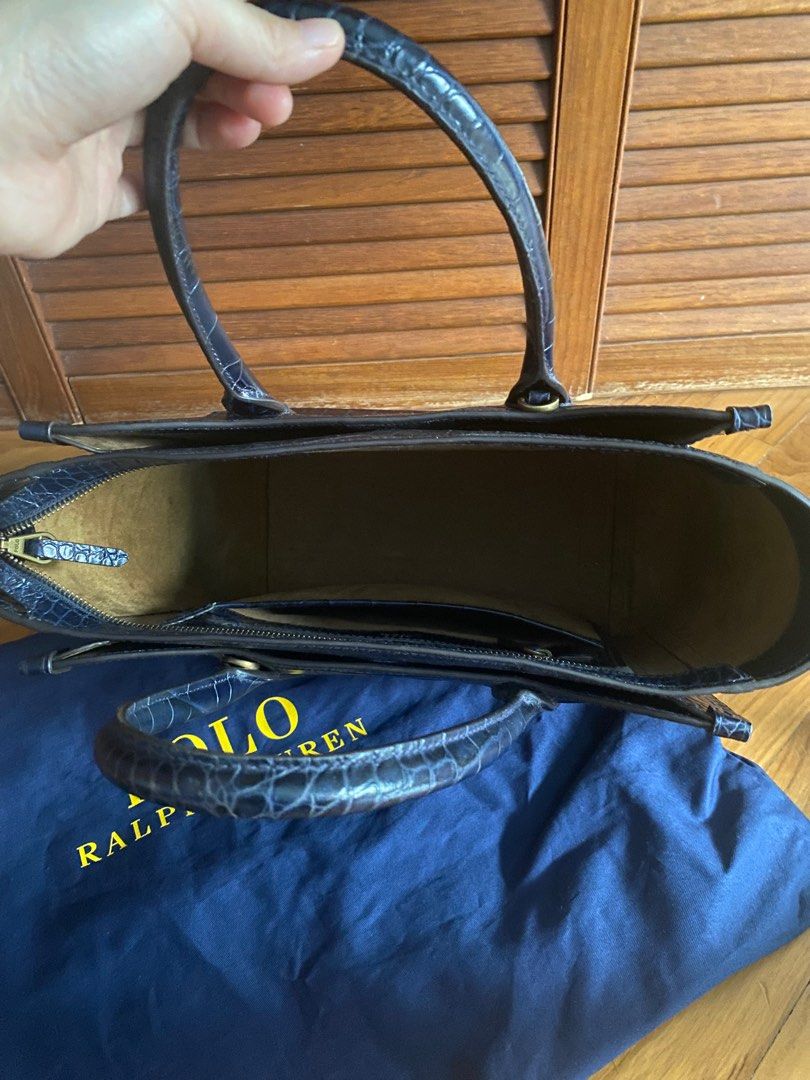 Ralph lauren medium top satchel