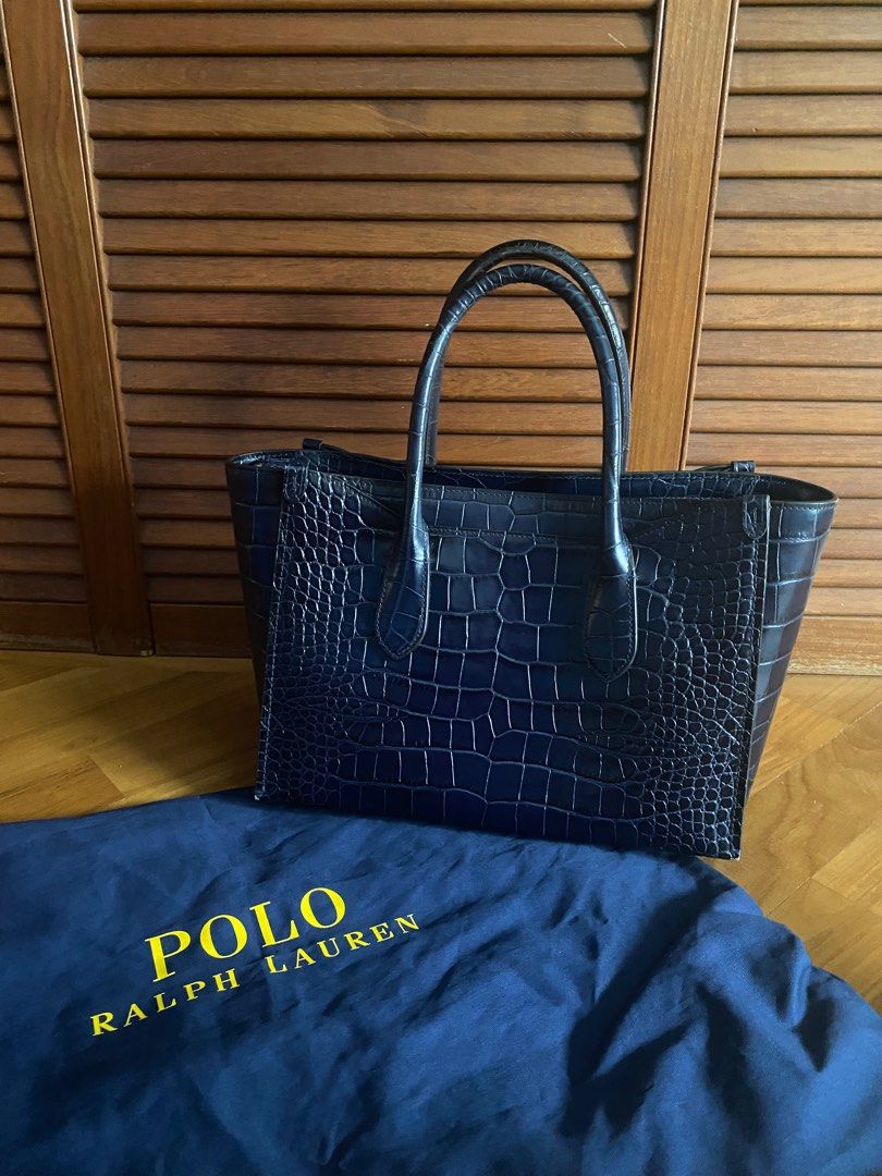 Ralph lauren on sale navy handbag