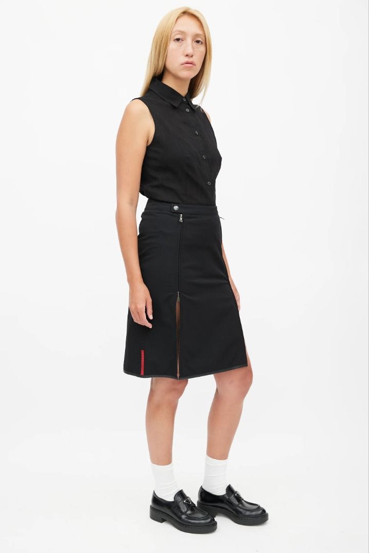 Prada Sport - Double-Zip Skirt, Women 