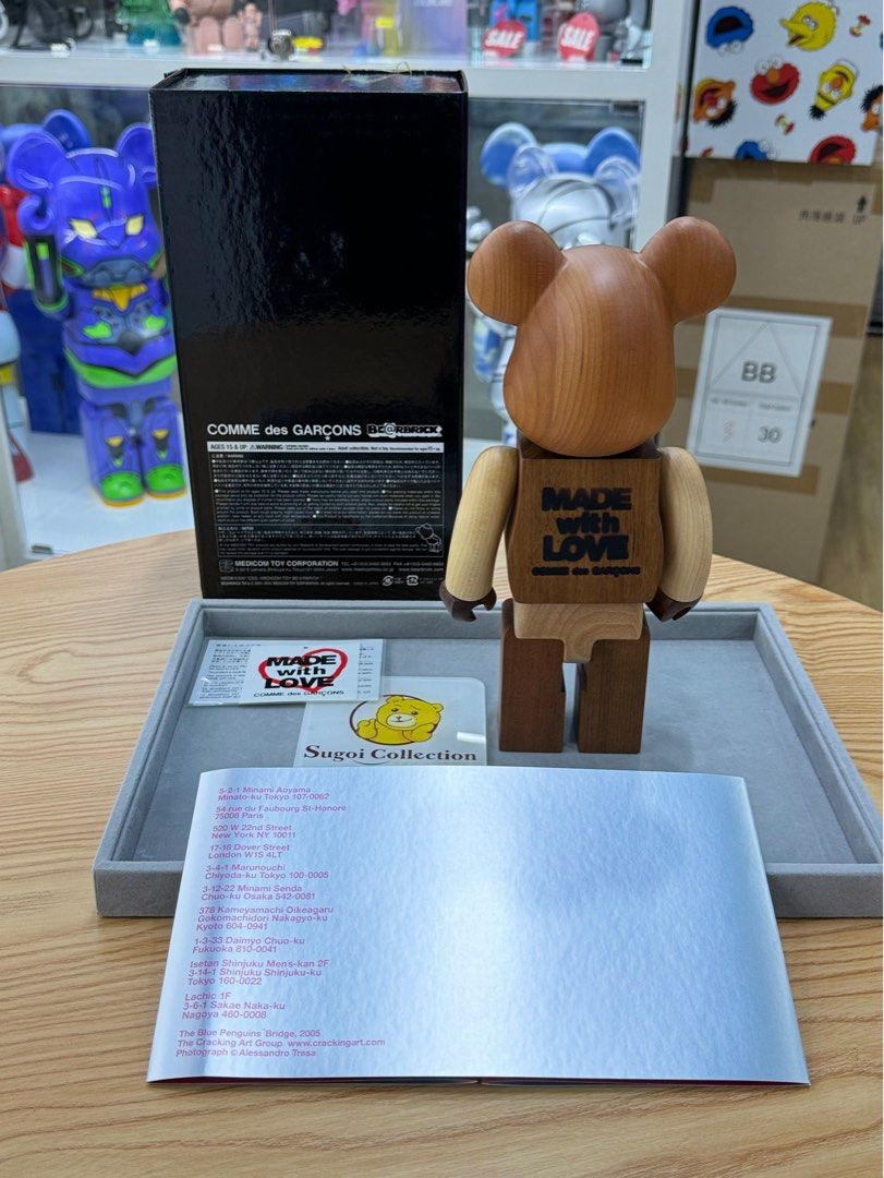 Pre Order BE RBRICK x Karimoku x Comme Des Garcons CDG 400