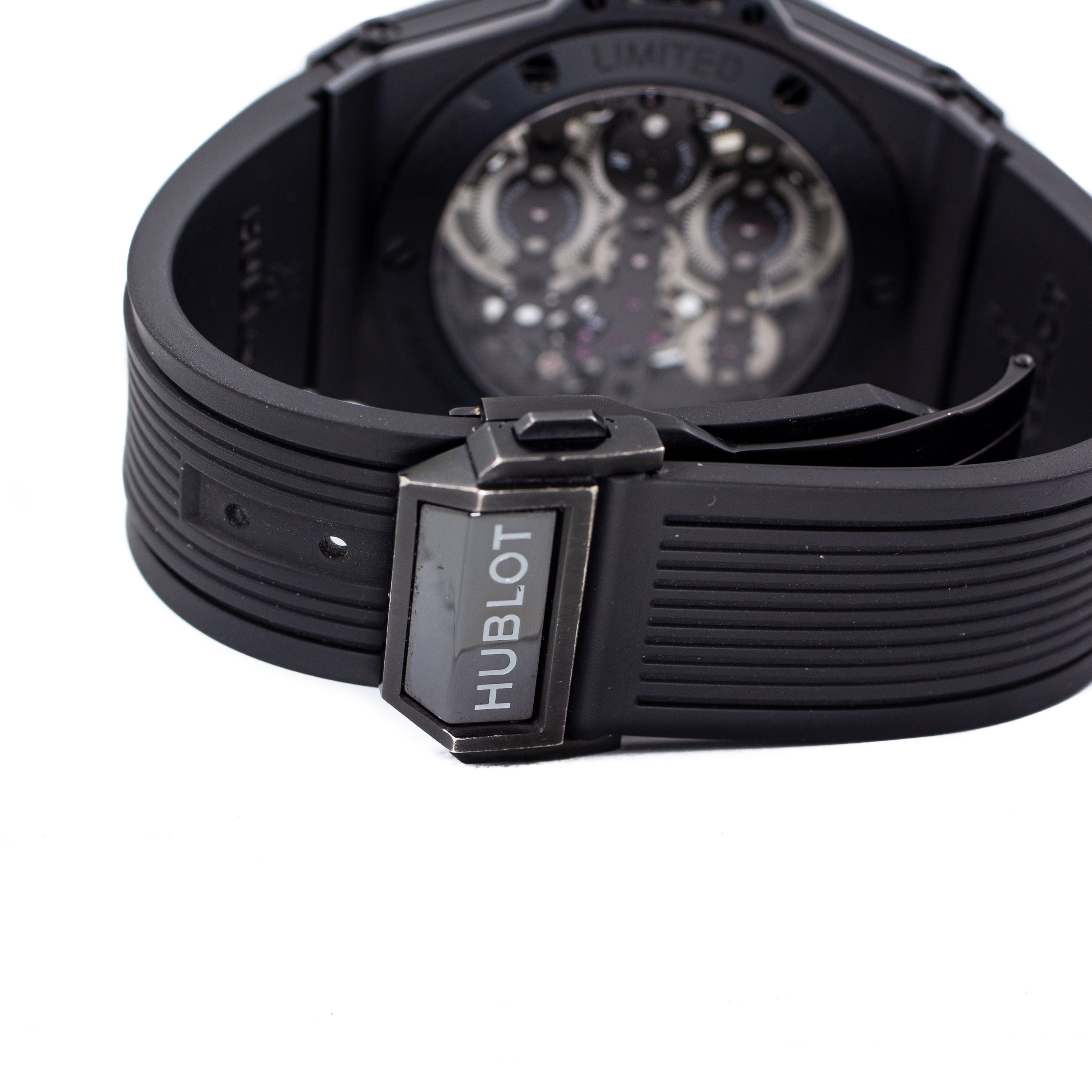 Preowned Hublot Big Bang Meca 10 All Black Limited Edition Ref