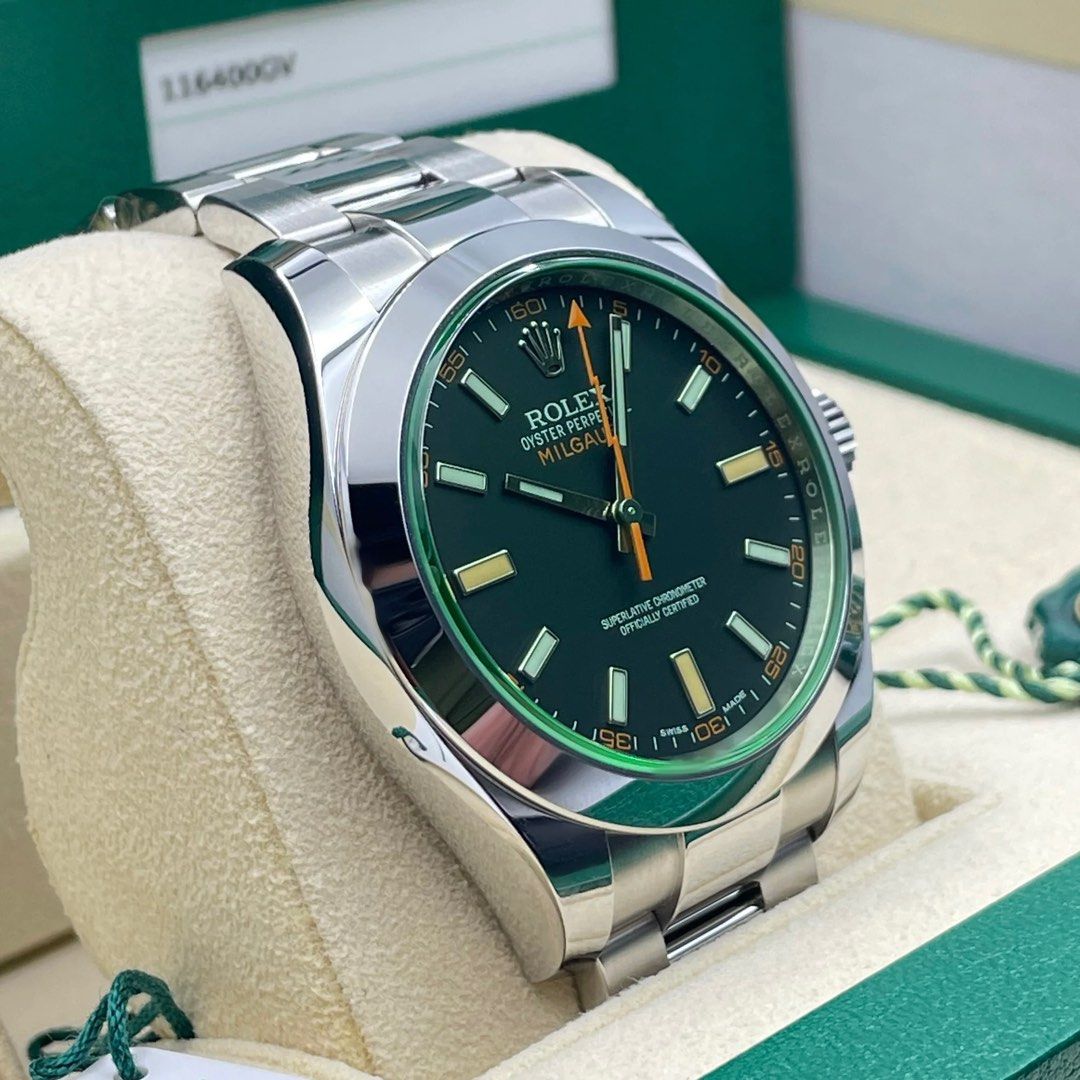 Rolex milgauss hotsell black dial discontinued