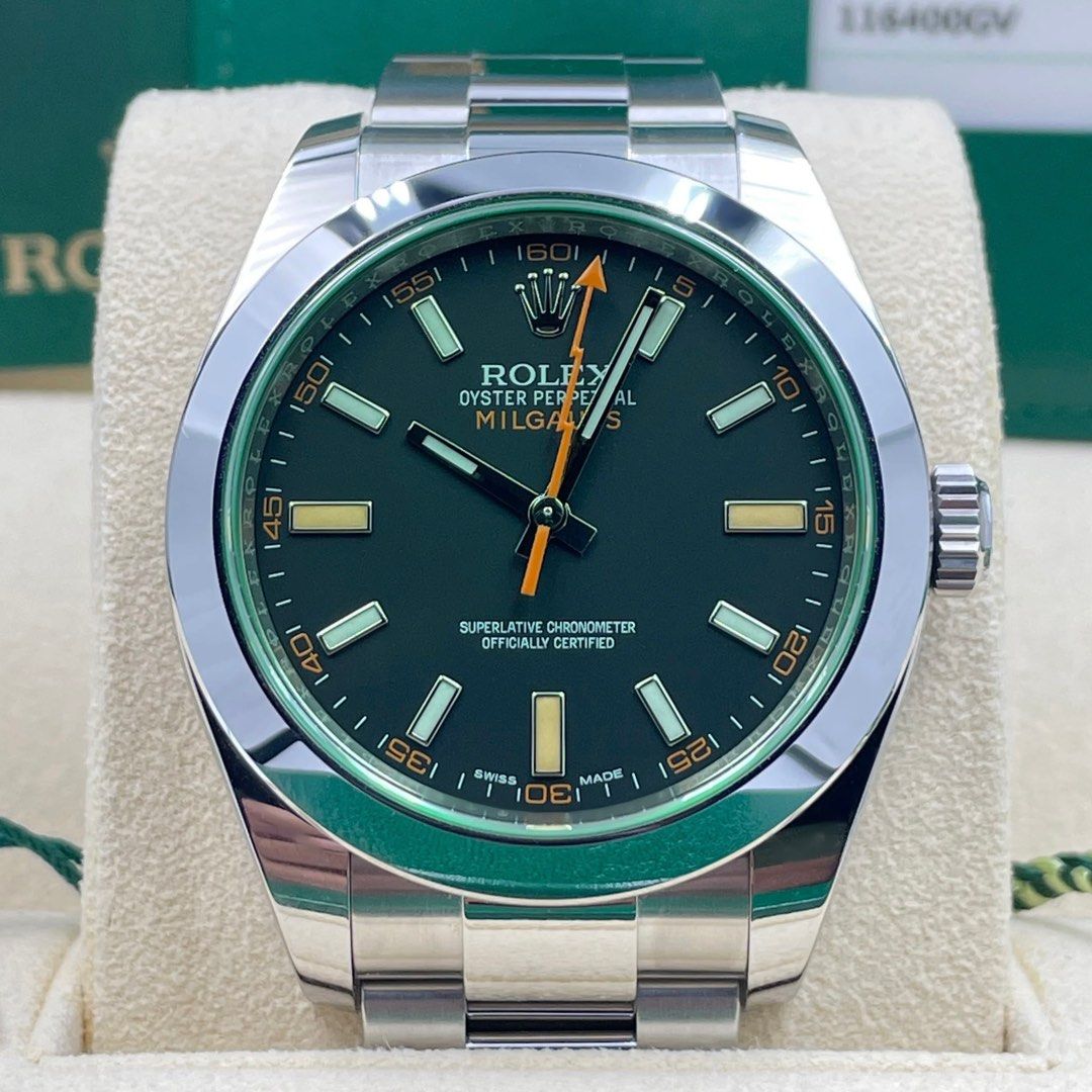 Rolex milgauss black dial discontinued store