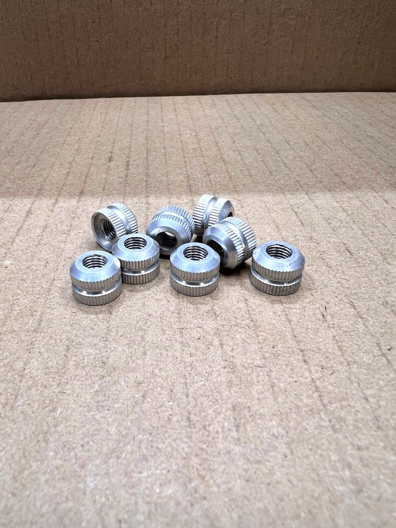 *Presta Tube Law Mouth Nut Valve Caps Raw Silver Valve Inner Nozzle